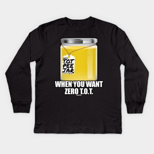 Anti TOT Pee Jar Zero T.O.T. Swagazon Kids Long Sleeve T-Shirt